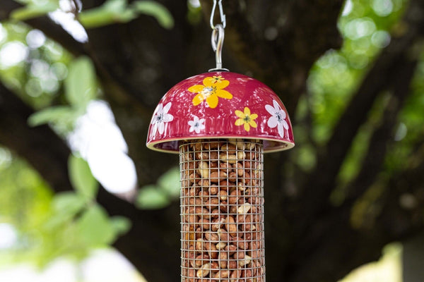 Garden Bird Feeder Peanut Feeding Station Twist Top