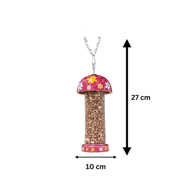 Garden Bird Feeder Peanut Feeding Station Twist Top