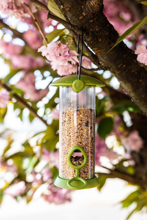 20cm Twist Top Outdoor Hanging Bird Feeder - Seed Feeder