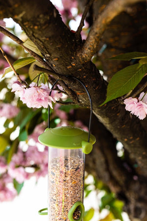 20cm Twist Top Outdoor Hanging Bird Feeder - Seed Feeder