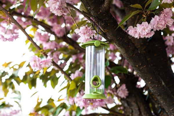 20cm Twist Top Outdoor Hanging Bird Feeder - Seed Feeder