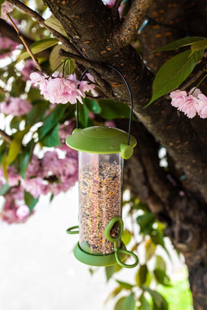 20cm Twist Top Outdoor Hanging Bird Feeder - Seed Feeder