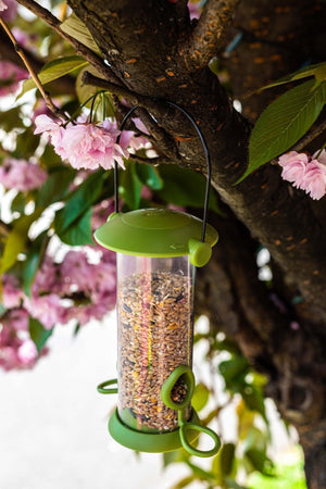 20cm Twist Top Outdoor Hanging Bird Feeder - Seed Feeder