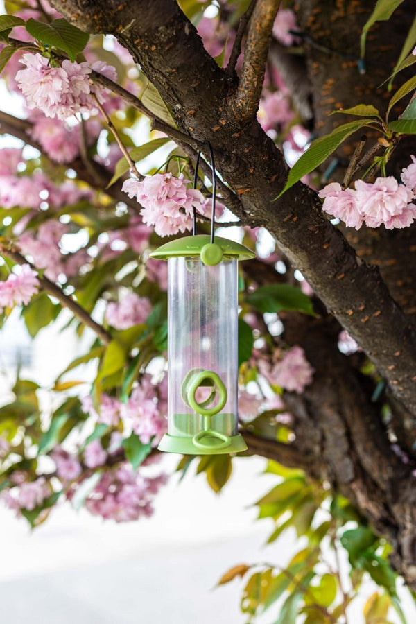 20cm Twist Top Outdoor Hanging Bird Feeder - Seed Feeder