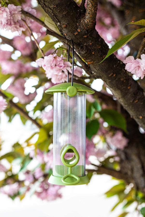 20cm Twist Top Outdoor Hanging Bird Feeder - Seed Feeder