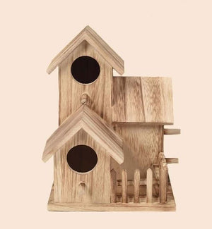 Three Door Birdhouse