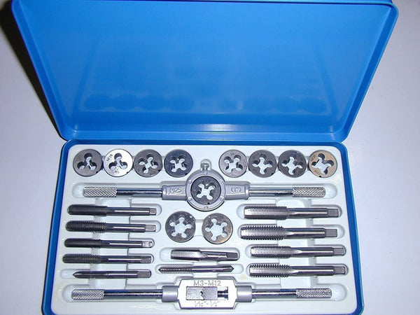 24pc Tap and Die Set Thread Repair Tool Kits Die set Tap Set Screw Repair Thread