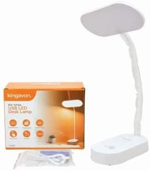 8W USB LED DESK LAMP - WHITE