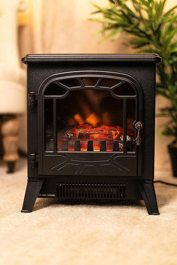 Black Electric Fireplace (1850W)