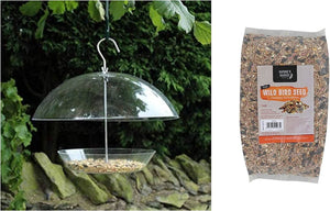 Bird feeder and seed