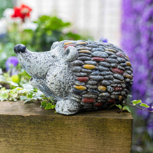 Stone Effect Hedgehog Statue