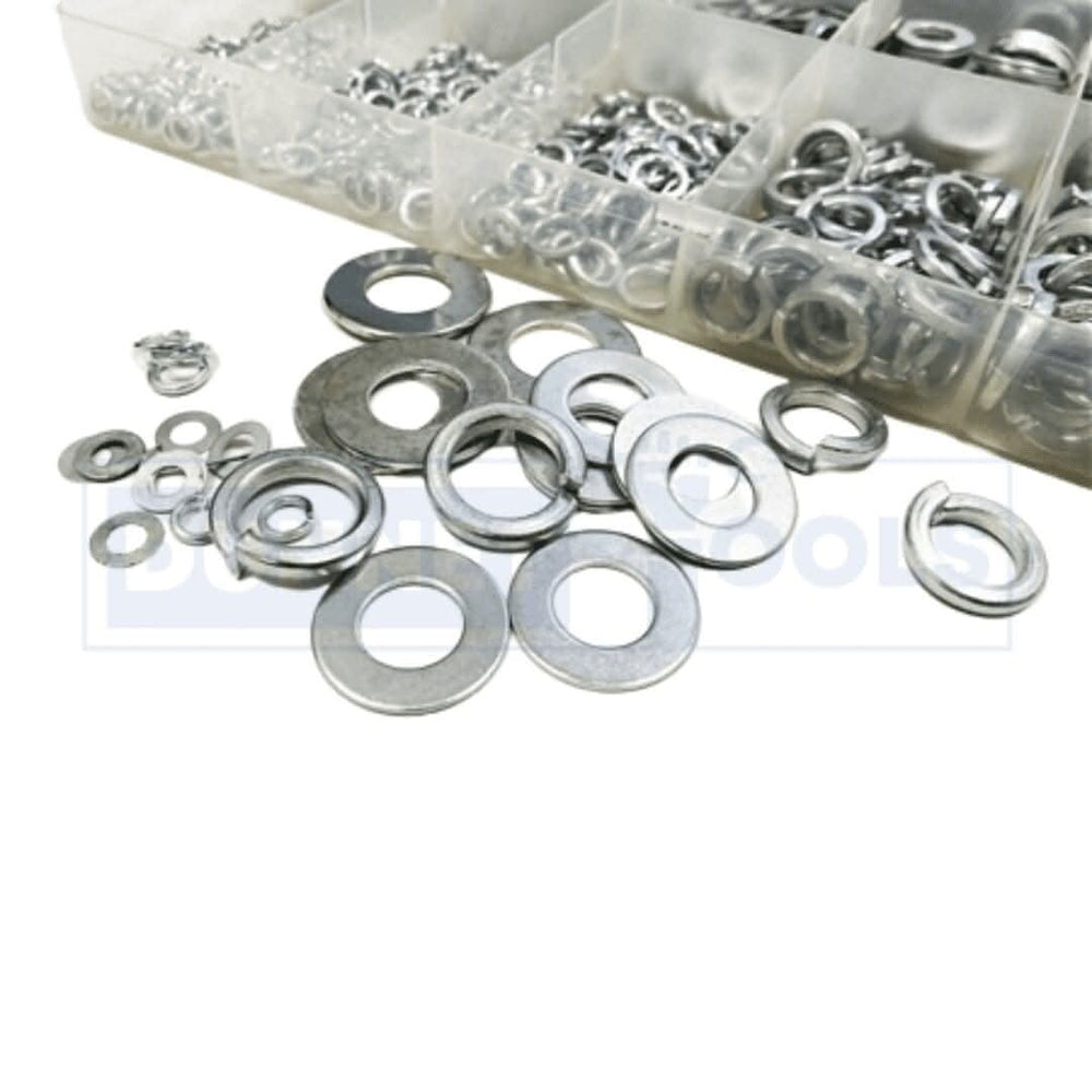 790pc Stainless Steel Flat Spring Washer Assortment