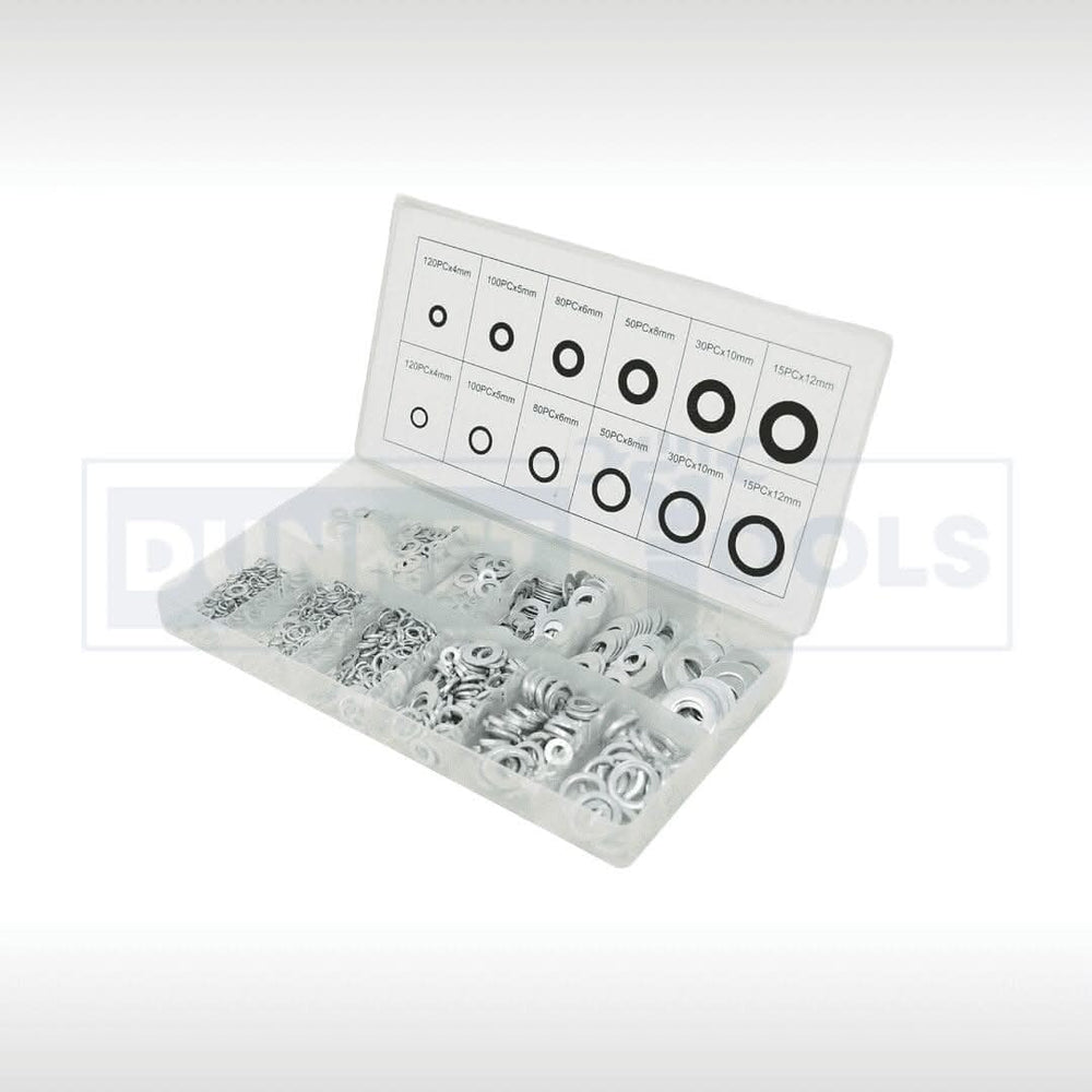 790pc Stainless Steel Flat Spring Washer Assortment