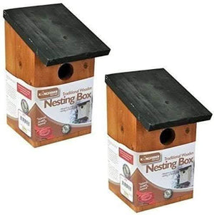 Nesting Box with Perch Pack of 2