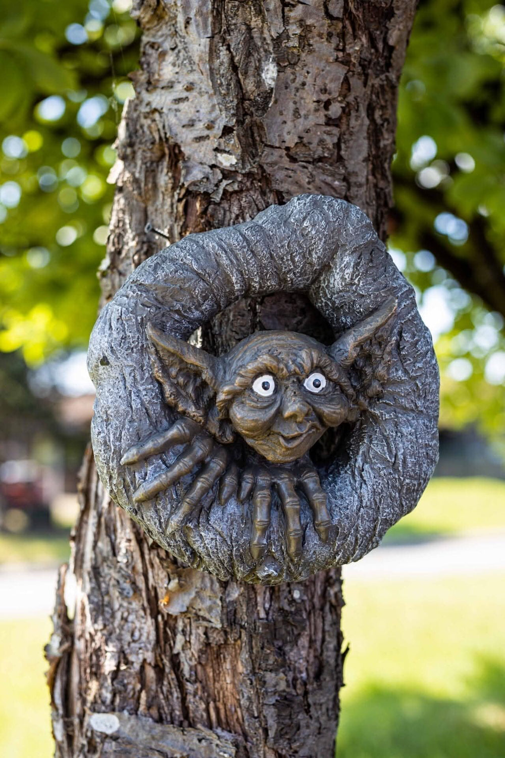 Goblin Tree Peeker Mounted Garden Ornament