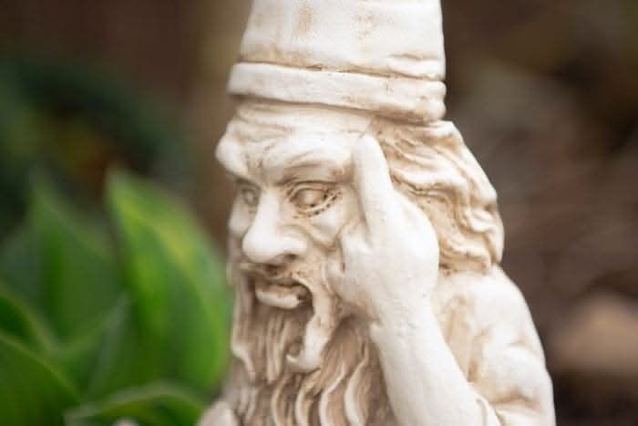 Reading Wizard Resin Garden Ornament