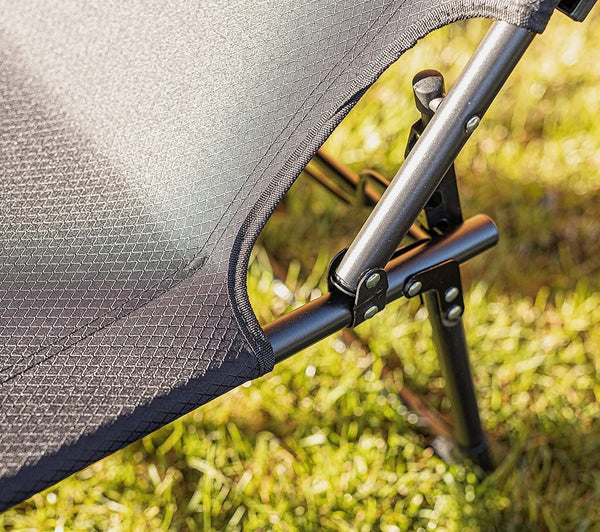 Folding Sun Lounger with Canopy