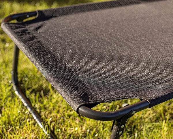 Folding Sun Lounger with Canopy