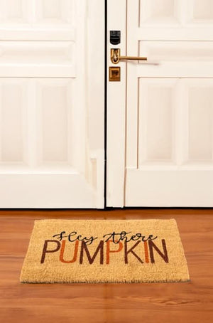 'Hey There Pumpkin' Halloween Coir Door mat