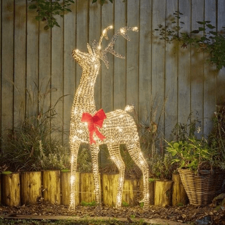 Christmas Reindeer Decoration LED Stag Ornament XL