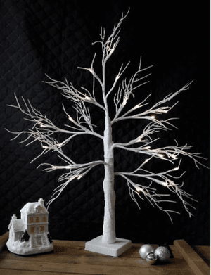 Festive LED Twig Tree Christmas Decoration 2ft