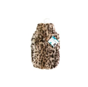 2L Hot Water Bottle With Cover Leopard Print