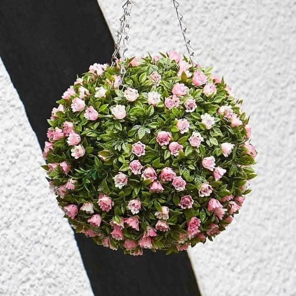 Topiary-Pink-Rose-Ball-30cm