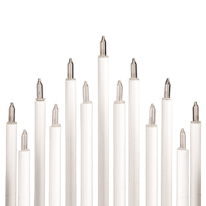 White Christmas Light Up Candle Bridge (17 Pipes)