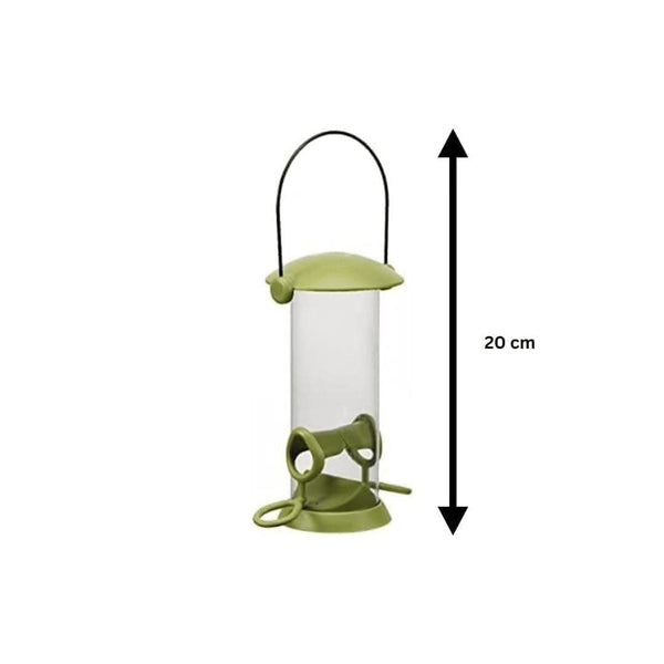 20cm Twist Top Outdoor Hanging Bird Feeder - Seed Feeder