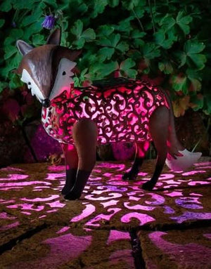 Solar Light Up Fox Garden Ornament