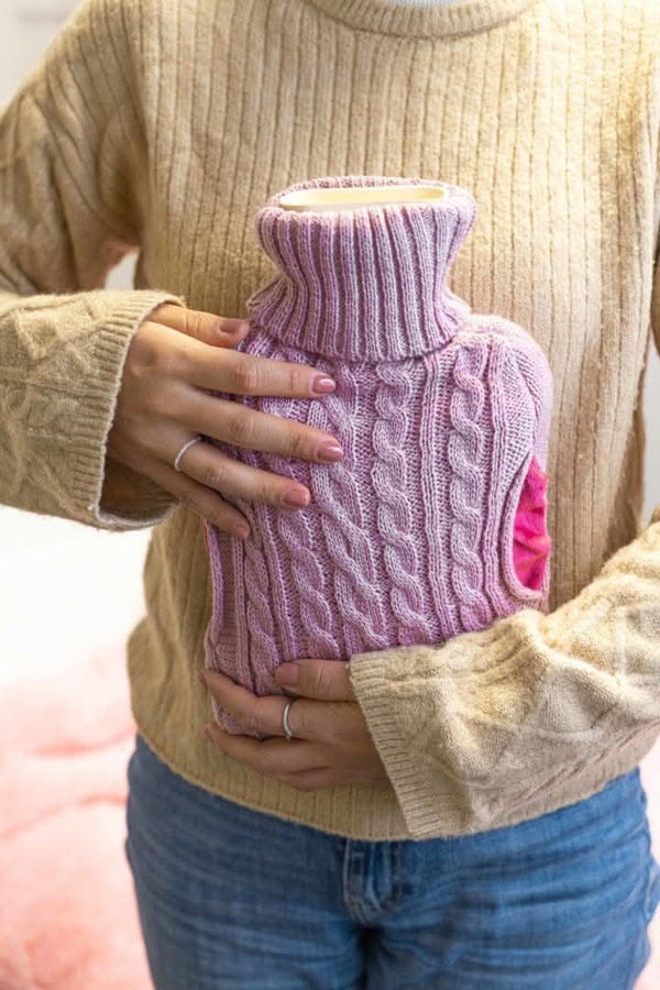 attractive-pink-knitted-hot-water-bottle-cover-2l