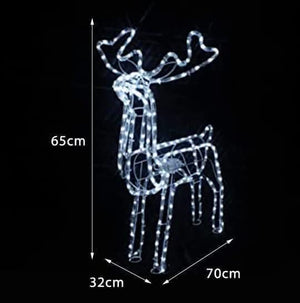 Christmas Motorised Standing Reindeer Rope Light