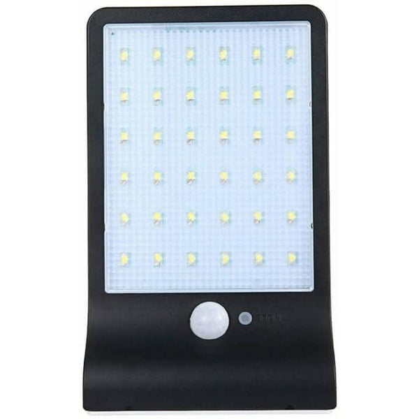 36 LED Solar Powered Motion Sensor Light (Black)