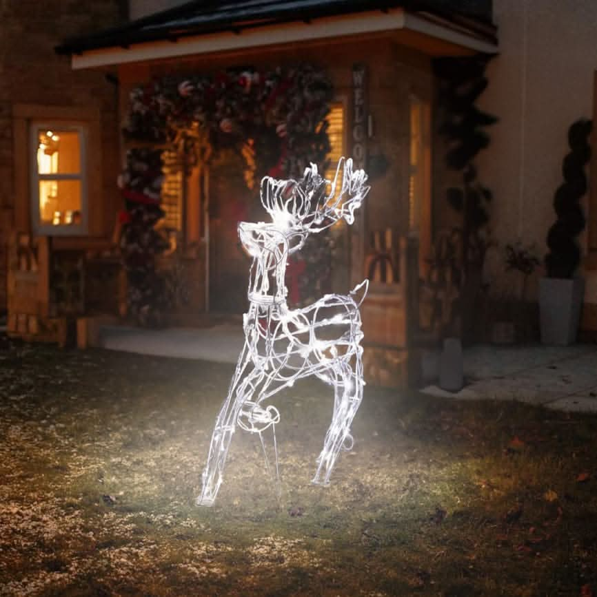 Outdoor Light Up Reindeer Decoration