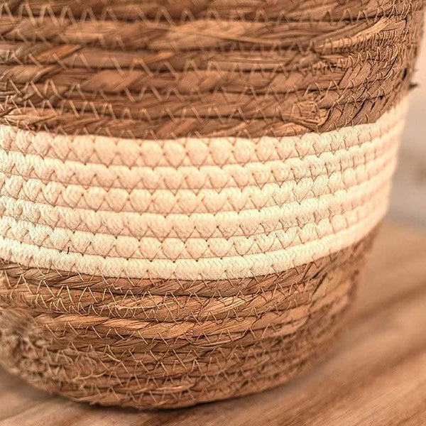 3pc Woven Rope Planters