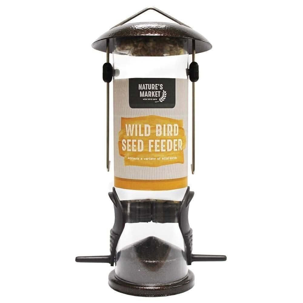 Set of 3 Metal Hanging bird Feeders