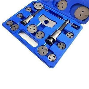 18pc Caliper Wind Back Tool Disc Piston Brake Rewind Kit Set Car Auto / Gloves