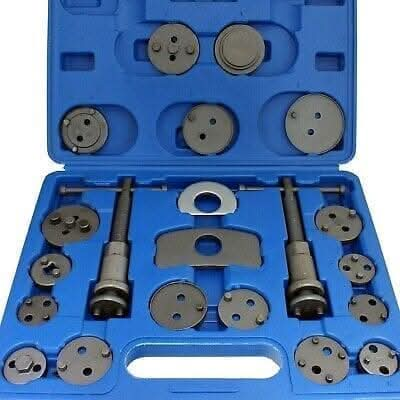 18pc Caliper Wind Back Tool Disc Piston Brake Rewind Kit Set Car Auto / Gloves