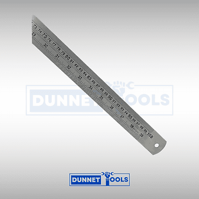 1M Stainless Steel Ruler Toolzone Quality Precision Durable DIY Tool Durable