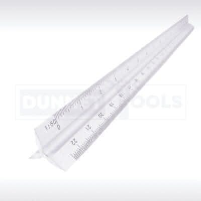 30cm Triangular Aluminium Scale Ruler Alloy Steel Precision DIY Tool Equipment