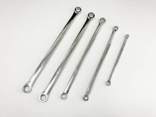 5pc Extra Long Ring Spanner Long Reach Spanners 12 Point Wrench 8mm-19mm Set