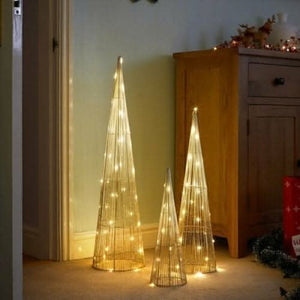 three-led-christmas-tree-cotton-effect-cone-set